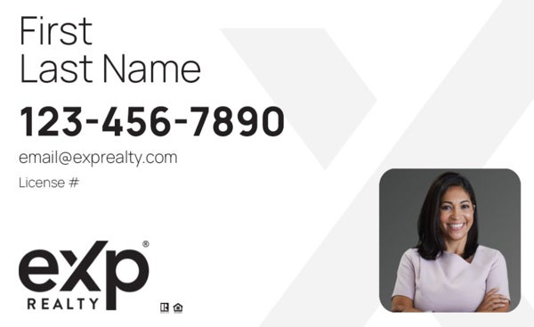Picture of Large Name, Boxed Photo White