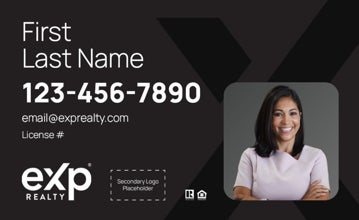 Picture of Dual Branded Large Name, Boxed Photo Black