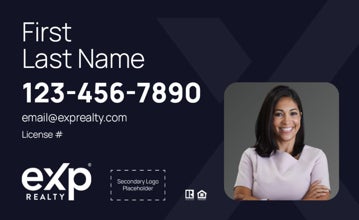 Picture of Dual Branded Large Name, Boxed Photo Navy