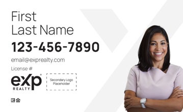 Picture of Dual Branded Large Name, Large Photo White