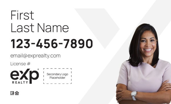 Picture of Dual Branded Large Name, Large Photo White