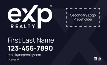 Picture of Dual Branded Large Logo, No Photo Navy