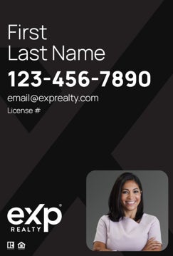 Picture of Large Name, Boxed Photo Black