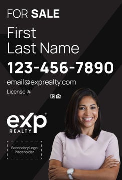 Picture of Dual Branded Large Name, Large Photo Black