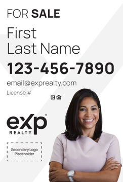 Picture of Dual Branded Large Name, Large Photo White