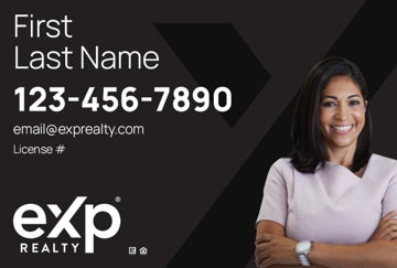 Picture of Large Name, Large Photo Black
