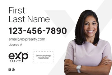 Picture of Dual Branded Large Name, Large Photo White