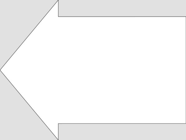 Picture of Custom Arrow Shaped - 16.75" x 22.75"