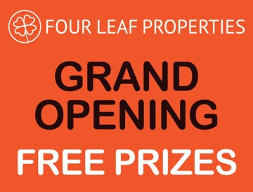 Picture of Grand Opening Free Prizes - 18" x 24"