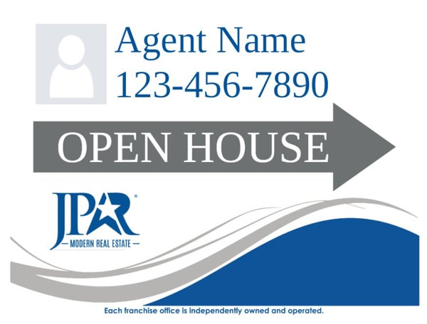 Picture of Agent Name, Photo, Phone Car Magnet - 18" x 24"