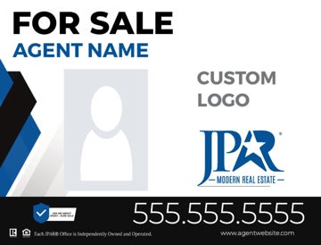 Picture of Agent Photo and Team Logo Sign - 18" x 24"