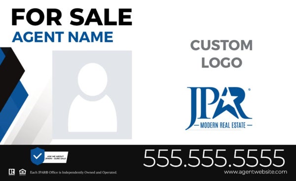 Picture of Agent Photo and Team Logo Sign - 18" x 30"
