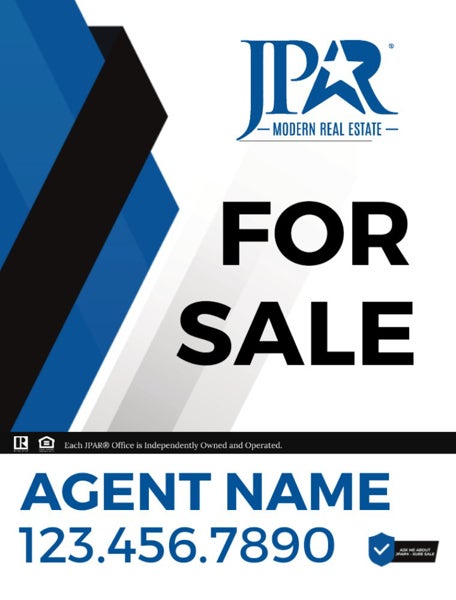 Picture of For Sale Agent Vertical Sign - 24" x 18"