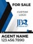 Picture of Team Logo Vertical Sign - 24" x 18"