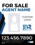 Picture of Agent Photo and Team Logo Vertical Sign - 24" x 18"