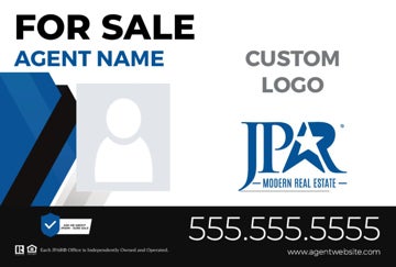 Picture of Agent Photo and Team Logo Sign - 24" x 36"