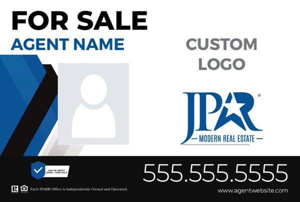 Picture of Agent Photo and Team Logo Sign - 24" x 36"