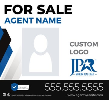 Picture of Agent Photo and Team Logo Sign - 22" x 24"