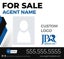 Picture of Agent Photo and Team Logo Sign - 22" x 24"