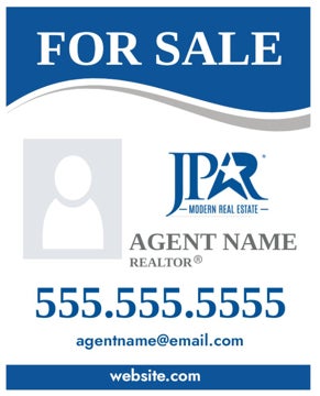 Picture of For Sale Agent Photo Sign - 30"x24"