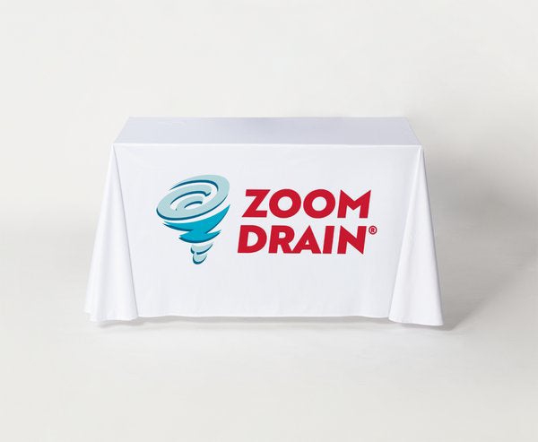 Picture of Colored Logo White Table Drop - 2 Sizes