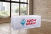 Picture of Colored Logo White Table Drop - 2 Sizes