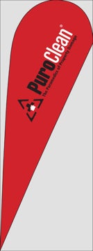 Picture of Red - 13' Teardrop Flag