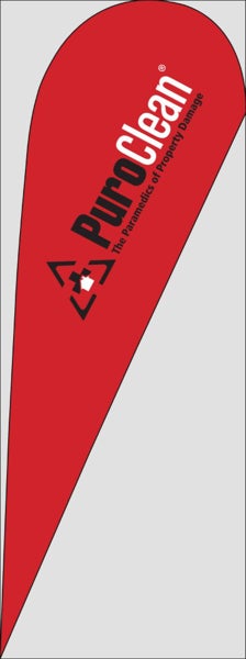 Picture of Red - 13' Teardrop Flag