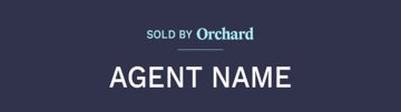 Picture of Sold By - Agent Name 6" x 24"