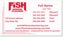 Picture of Red Logo Business Card - 2" x 3.5"