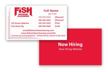 Picture of Red Logo Now Hiring - 2" x 3.5"