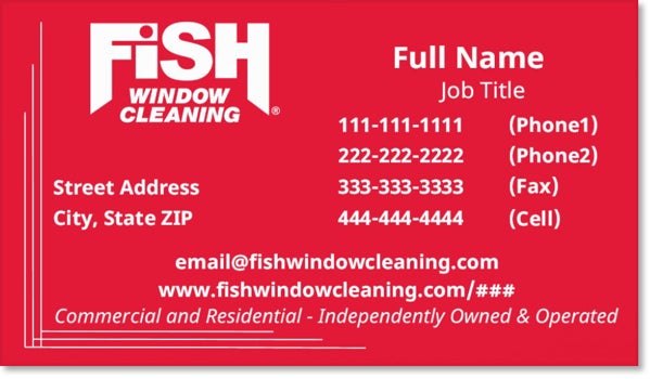 Picture of White Logo Business Card - 2" x 3.5"