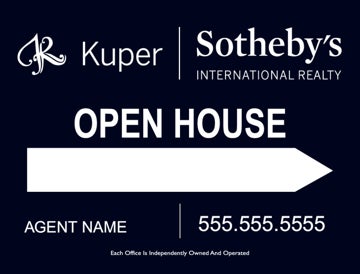 Picture of Custom Open House Directional - 18"x24"