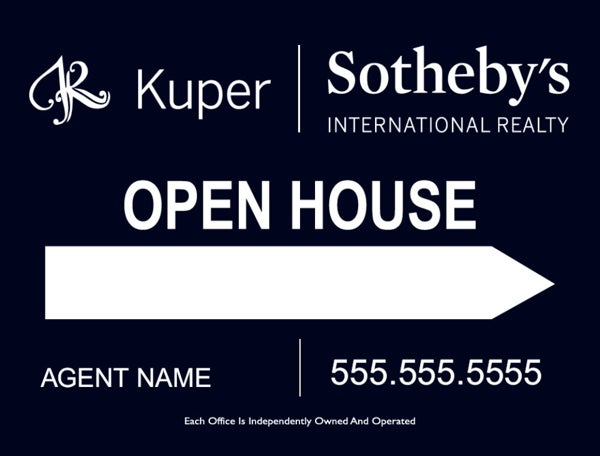 Picture of Custom Open House Directional - 18"x24"