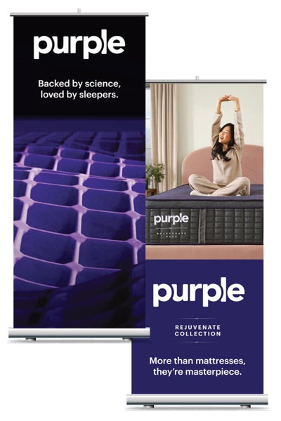 Picture of Purple 1 - 78" x 33" Double Sided