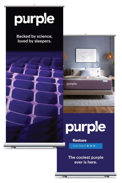 Picture of Purple 2 - 78" x 33" Double Sided