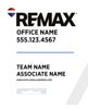 Picture of White Slash - Associate - Team Logo - 30" x 24"
