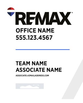 Picture of White Slash - Associate - Team Logo - 30" x 24"
