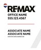 Picture of White Slash - Associate - Team Logo - Missing - Long - Red Line - 30" x 24"