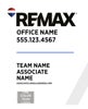 Picture of White Slash - Associate - Team Logo - Square - 30" x 24"