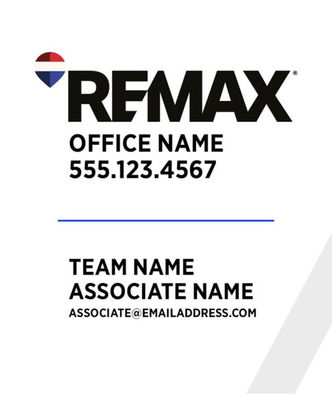 Picture of White Slash - Standard - Team Logo - 30" x 24"