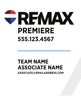 Picture of White Slash - Standard - Team Logo - Big Balloon - 30" x 24"
