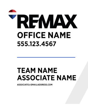 Picture of White Slash - Office Prominent - Associate - Team Logo - Option 2 - 30" x 24"