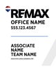 Picture of White Slash - Office Prominent - Associate - Team Name - 30" x 24"