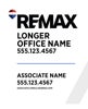 Picture of White Slash - Office Prominent - Longer Office Name - 30" x 24"