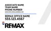 Picture of White Slash - Associate - Team Name- 4 Lines - 18" x 30"