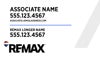 Picture of White Slash - Long Office Name - 18" x 30"