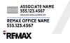 Picture of White Slash - Office Prominent - Associate - Team Logo - 18" x 30"