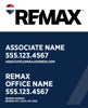 Picture of Blue Slash - Office Prominent - Address - 30" x 24"