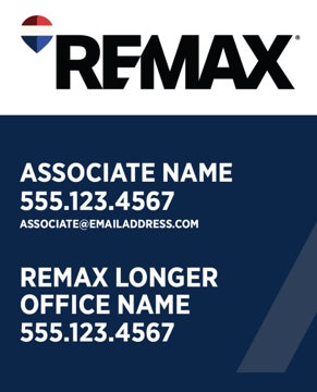 Picture of Blue Slash - Office Prominent - Longer Office Name - 30" x 24"
